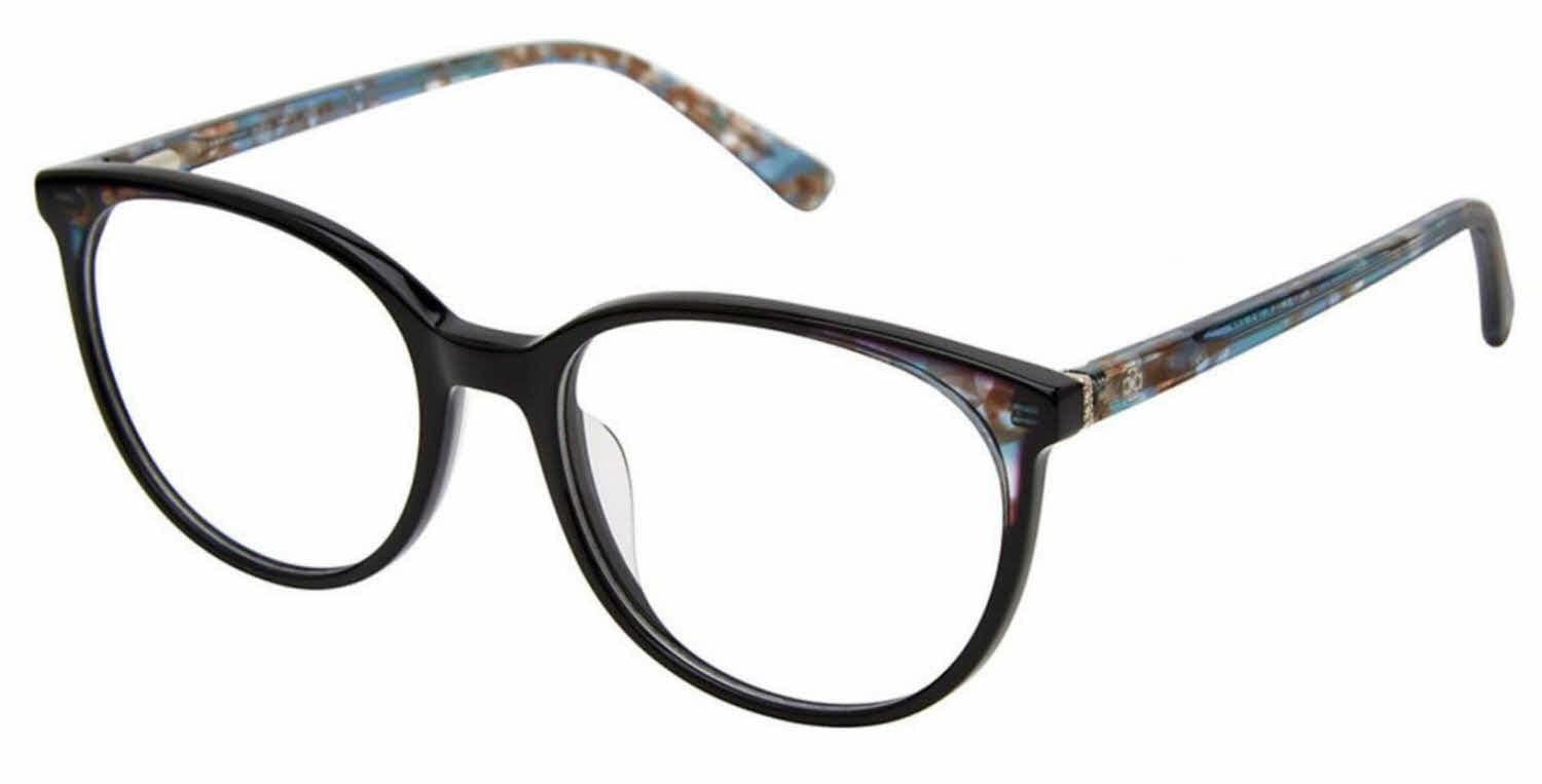 Ann Taylor AT345 C02 Eyeglasses Teal Tort 51mm Women