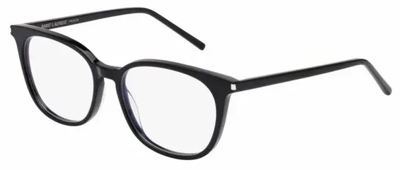 Saint Laurent SL38 001 Eyeglasses Shiny Black 52mm Unisex