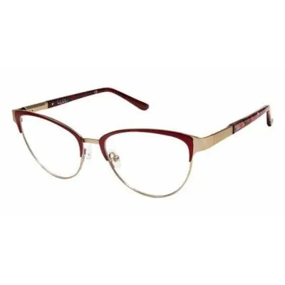 Nicole Miller Chauncey C02 Eyeglasses Burgundy / Gold 55mm Women