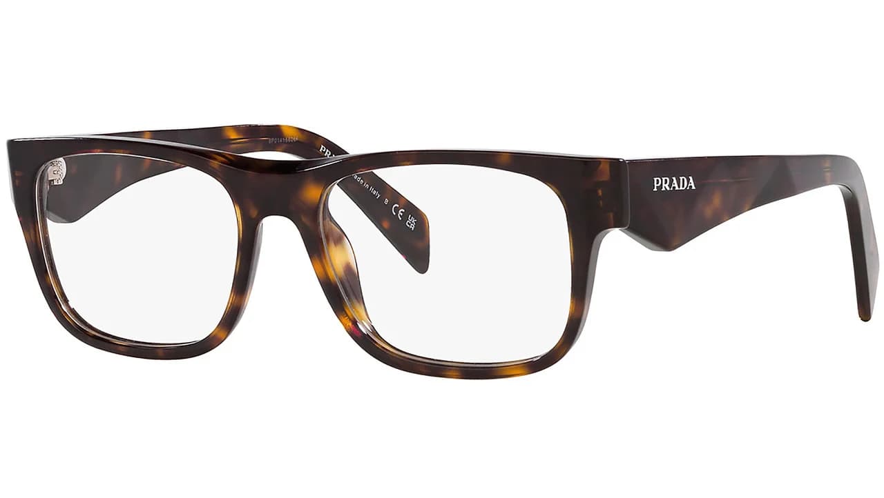 Prada PR 22ZV 19J1O1 Eyeglasses Tortoise 55mm Men