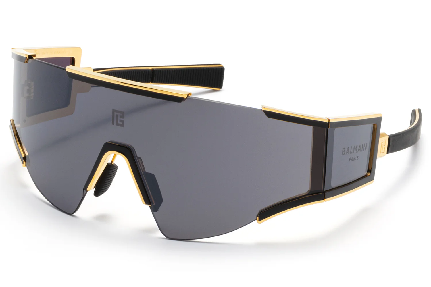 Balmain Fleche 138A Sunglasses Gold Black 141mm Women
