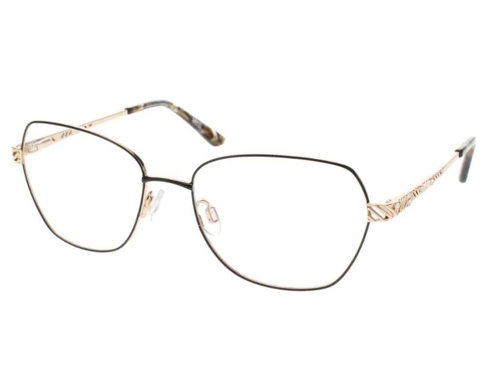 Adira Althea Eyeglasses Black 55mm Unisex