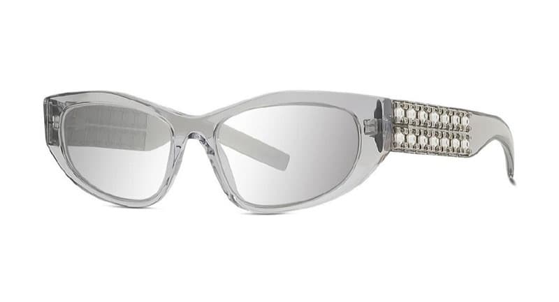 Givenchy GV40078I 20C Sunglasses Transparent Silver 56mm Women