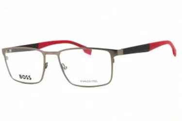 HUGO BOSS BOSS 1488 0GHP 00 Eyeglasses Ruthenium Red 55mm