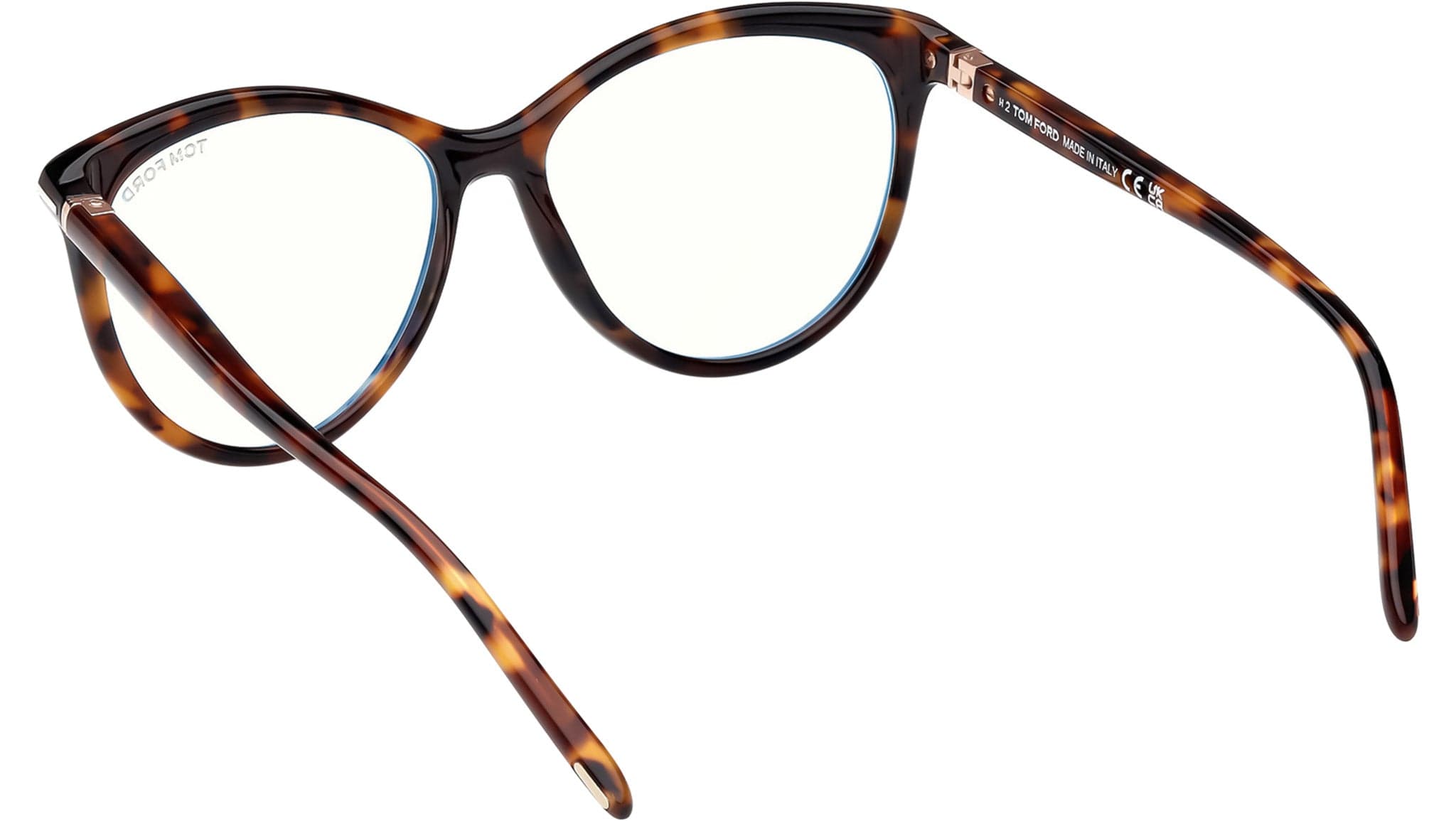 Tom Ford FT5990-B 052 Eyeglasses Dark Havana 55mm Women 4