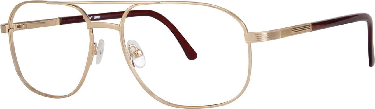 Gallery Leroy Eyeglasses Gold 57mm Men