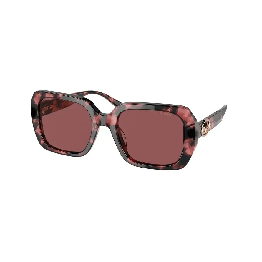 Coach HC8329U Sunglasses Milky Wine Tortoise 53mm Women