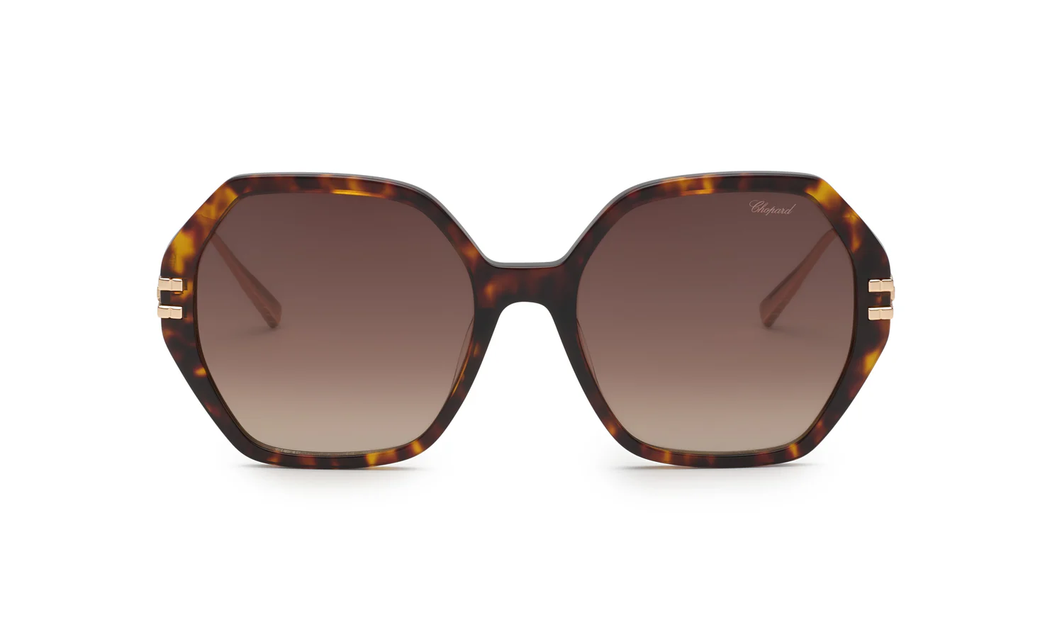 Chopard SCH370M 04BL Sunglasses Dark Havana 57mm Women 2