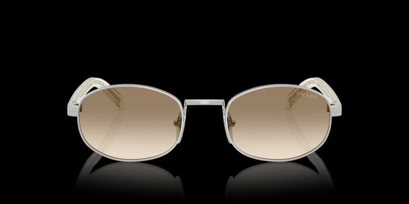 Prada 0PR B53S 1BC80K Sunglasses Silver 52mm Women 2