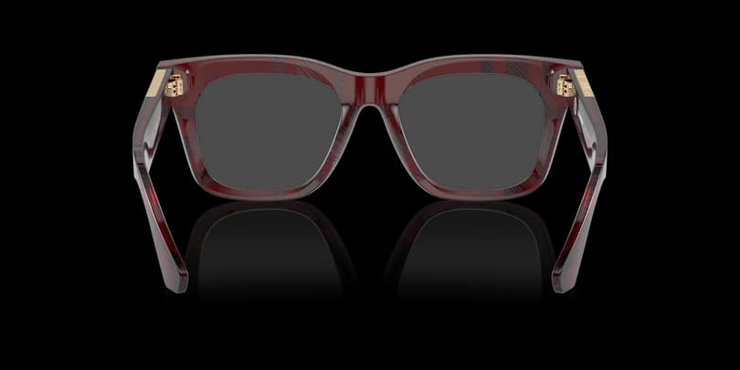 Burberry 0BE2407 4115 Eyeglasses Checkered Red 51mm Women 4
