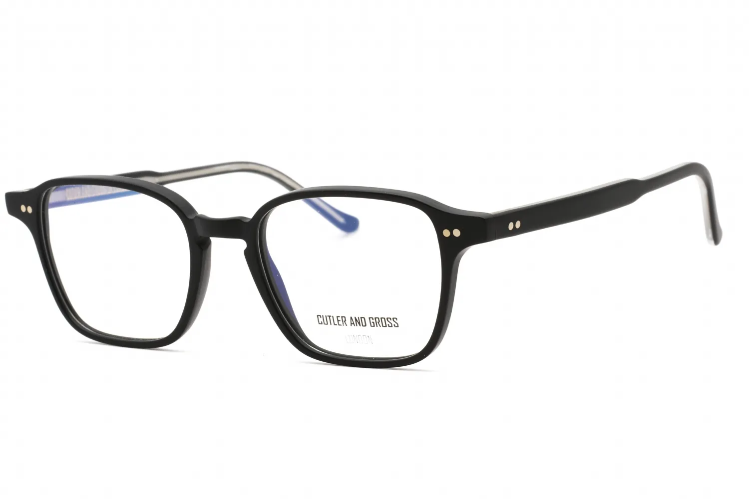 Cutler and Gross CGOP136051 001 Eyeglasses Matte Black 51mm Unisex