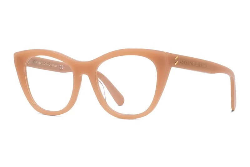 Stella McCartney SC50020I 057 Eyeglasses Milky Pale Rose 52mm Women