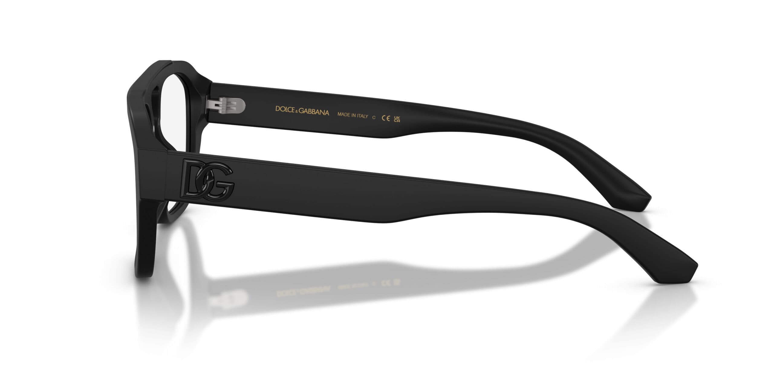 Dolce & Gabbana 0DG3415 2525 Eyeglasses Matte Black 55mm Men 3