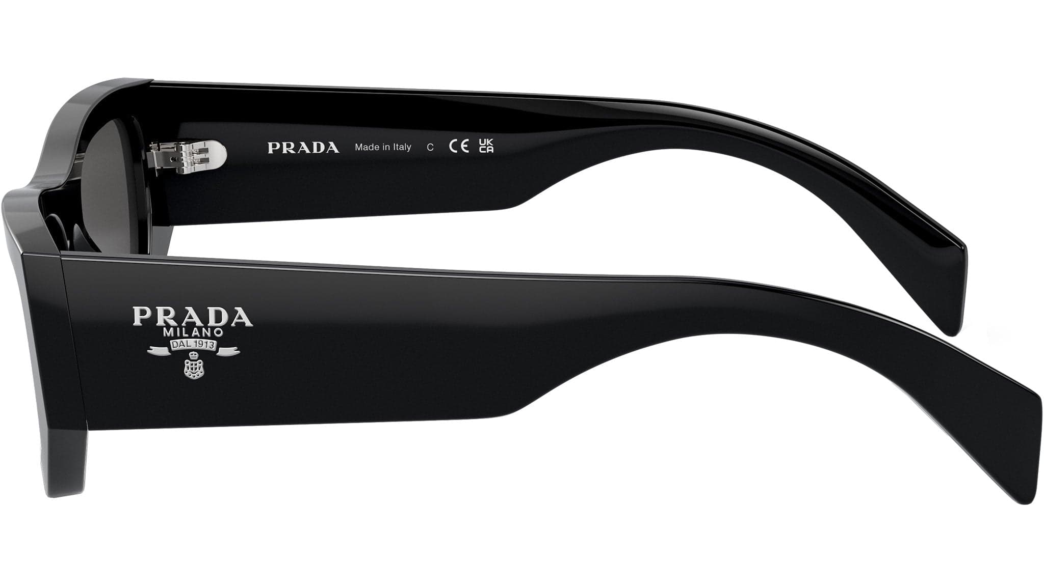 Prada 0PR A01S 16K08Z Sunglasses Black 53mm 3