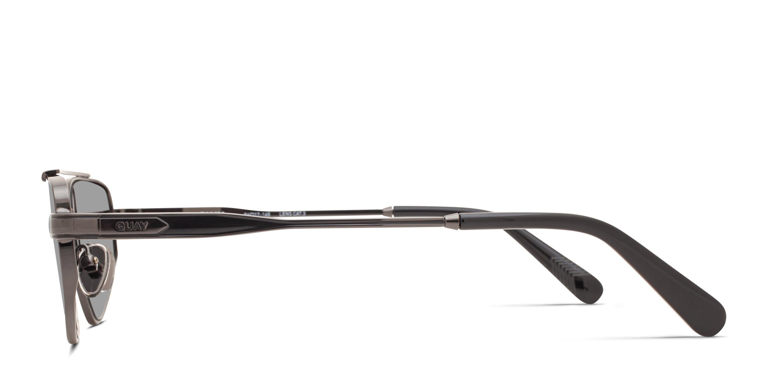 Quay PIT STOP GNMTL/SMK Sunglasses Gunmetal 56mm Unisex 3