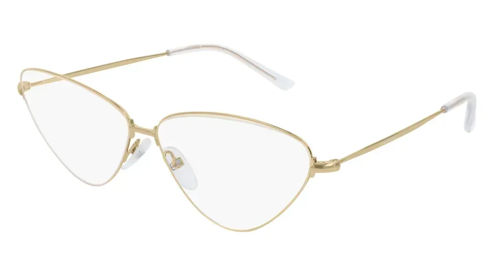 Balenciaga BB0015O 003 Eyeglasses Gold 61mm Women