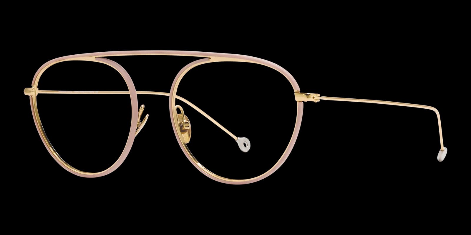 Nathalie Blanc Edgard C229 Eyeglasses Nude Gold 50mm Women
