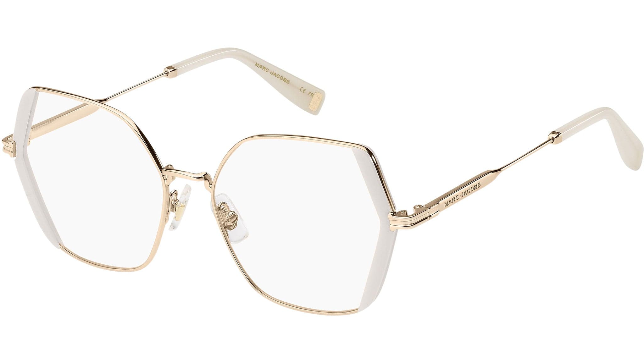 Marc Jacobs MJ 1068 0Y3R 00 Eyeglasses Gold Ivory 54mm Women