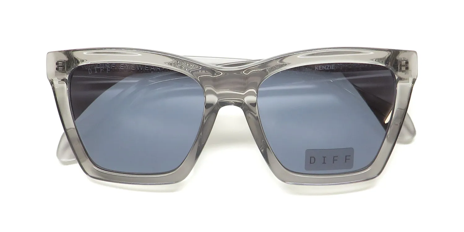 Diff Kenzie tm Sunglasses Tempete Grey Crystal 54mm 2