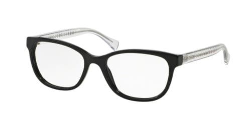 Coach HC6072 5327 Eyeglasses Black Glitter 52mm Women