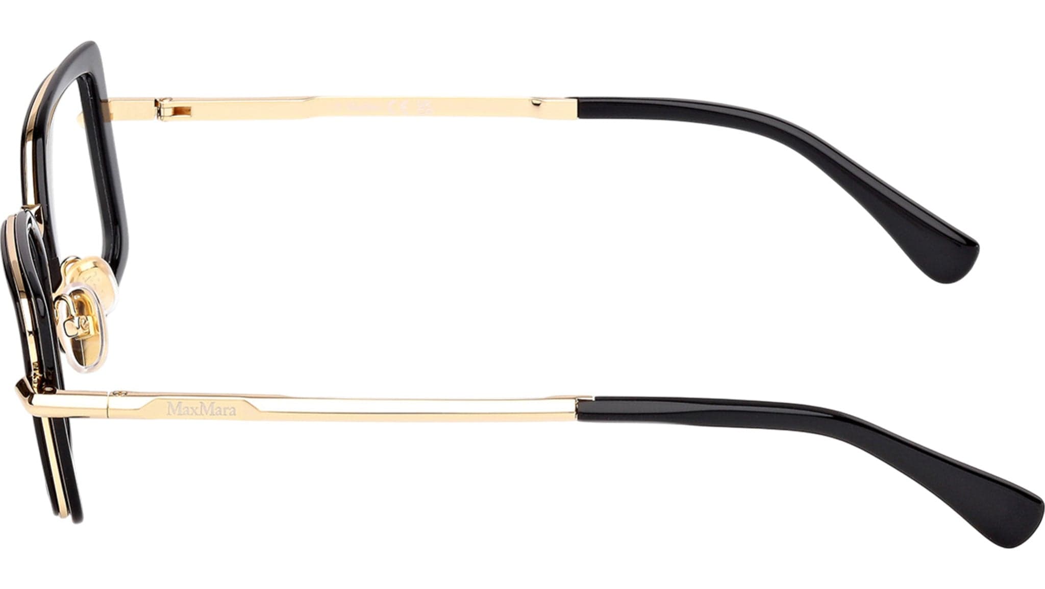 Max Mara MM5186 001 Eyeglasses Shiny Black 53mm 3