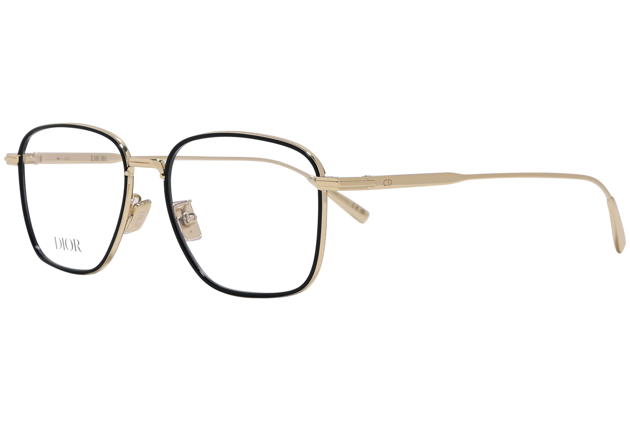 Dior DiorBlackSuitO S4U B400 Eyeglasses Black Gold 53mm Unisex