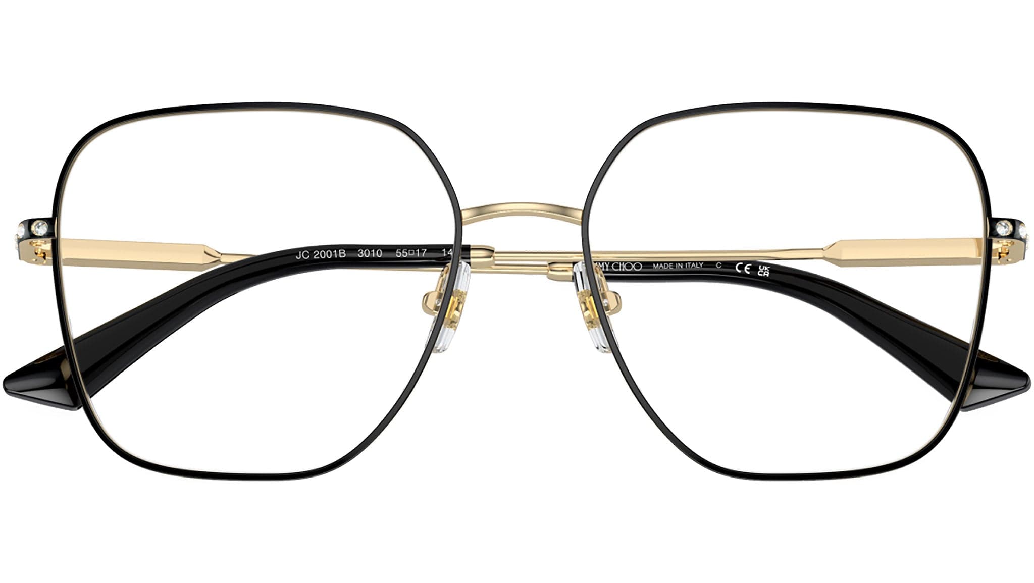 Jimmy Choo 0JC2001B 3010 Eyeglasses Pale Gold 55mm Women 5