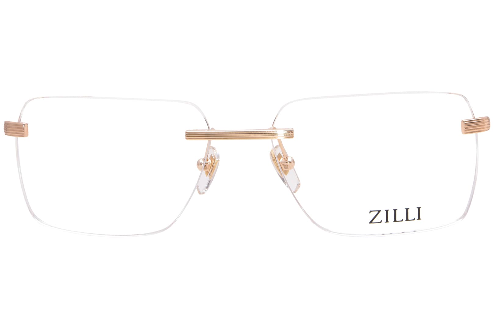 Zilli ZI60086 C01 Eyeglasses Gold 58mm Men 2
