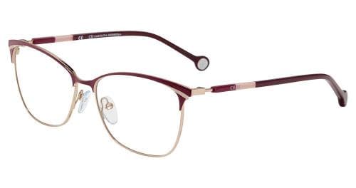 Carolina Herrera VHE154K 0H60 Eyeglasses Purple Gold 55mm Women