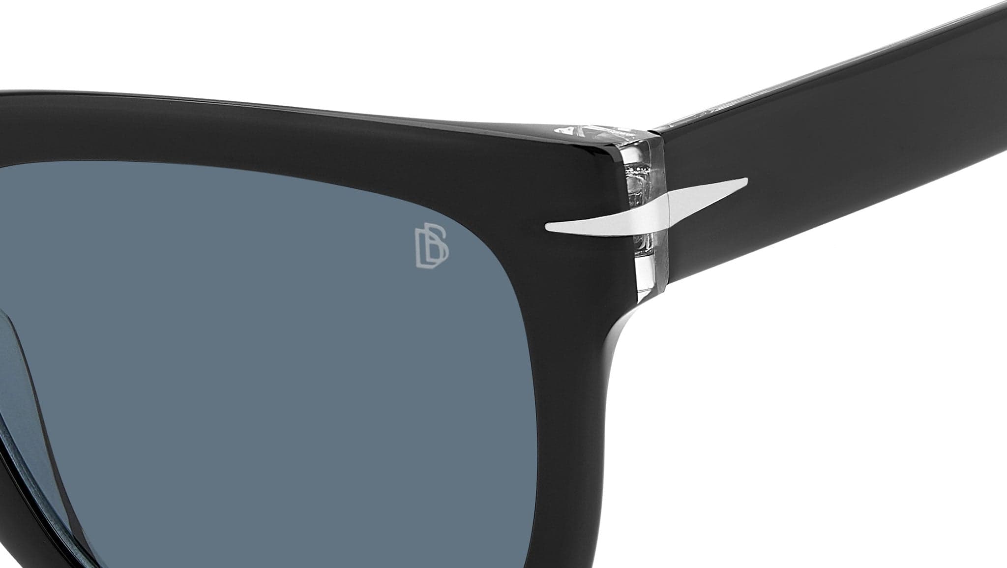 David Beckham DB 7118/S 7C5 Sunglasses Black Crystal 52mm Men 4