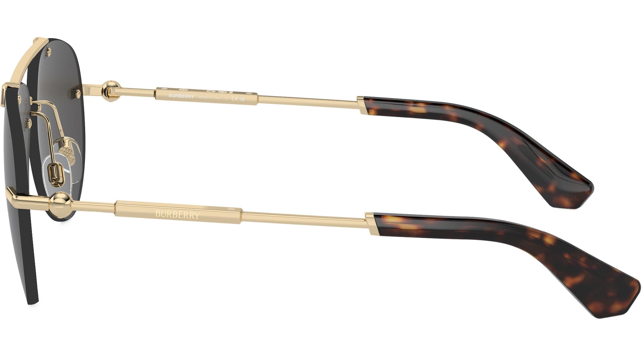 Burberry 0BE3151 110987 Sunglasses Light Gold 60mm Men 3