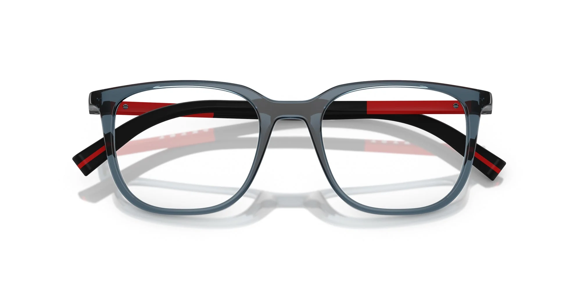 Prada Linea Rossa VPS04R CZH1O1 Eyeglasses Transparent Blue 48mm Unisex 5