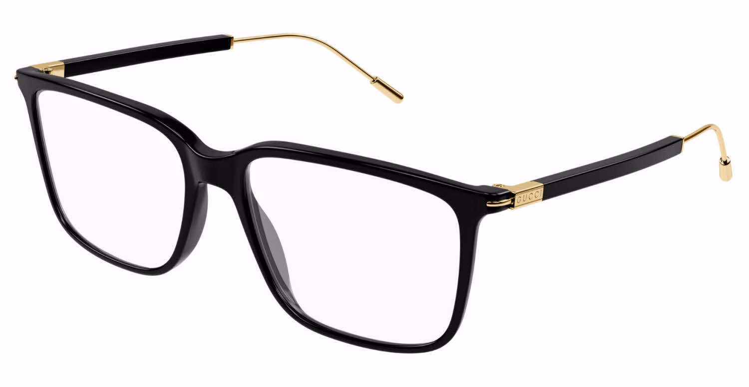 Gucci GG1273OA 001 Eyeglasses Black 56mm Unisex