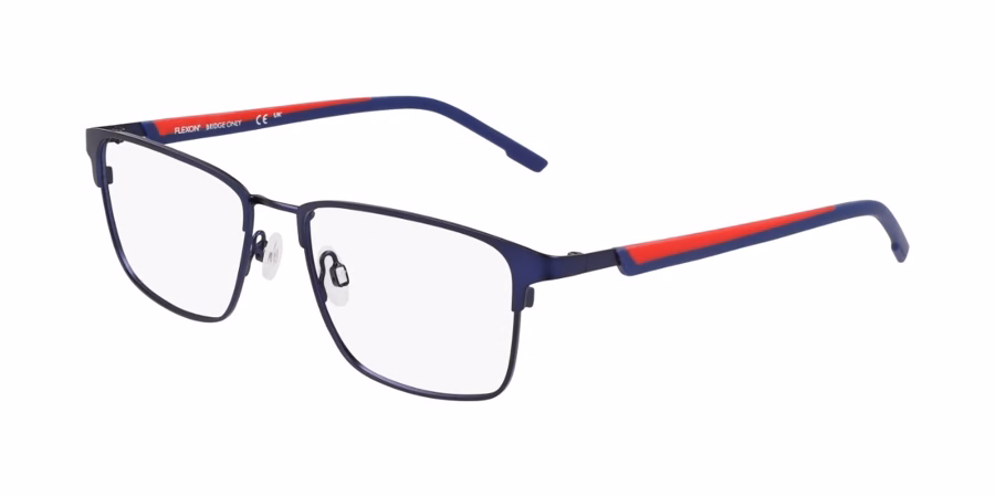 Flexon FLEXON E1154N 419 Eyeglasses Satin Navy 54mm Men