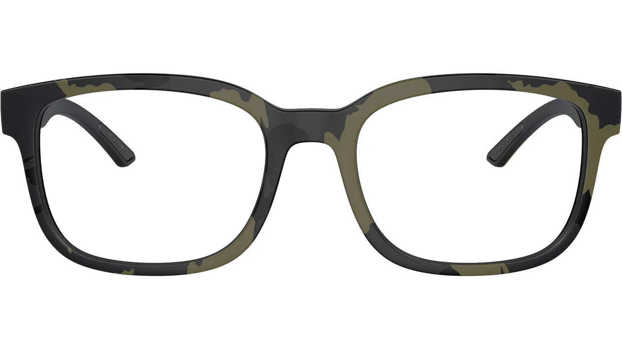 Prada VPS05Q 14X1O1 Eyeglasses Green Camo 54mm Men 2