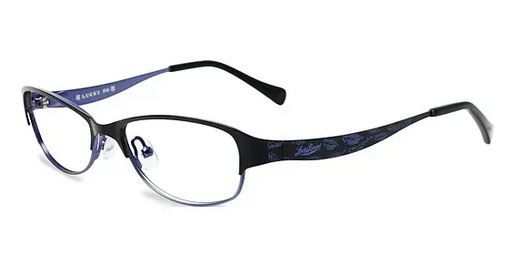 Lucky Brand Tickle Eyeglasses Black 49mm Women