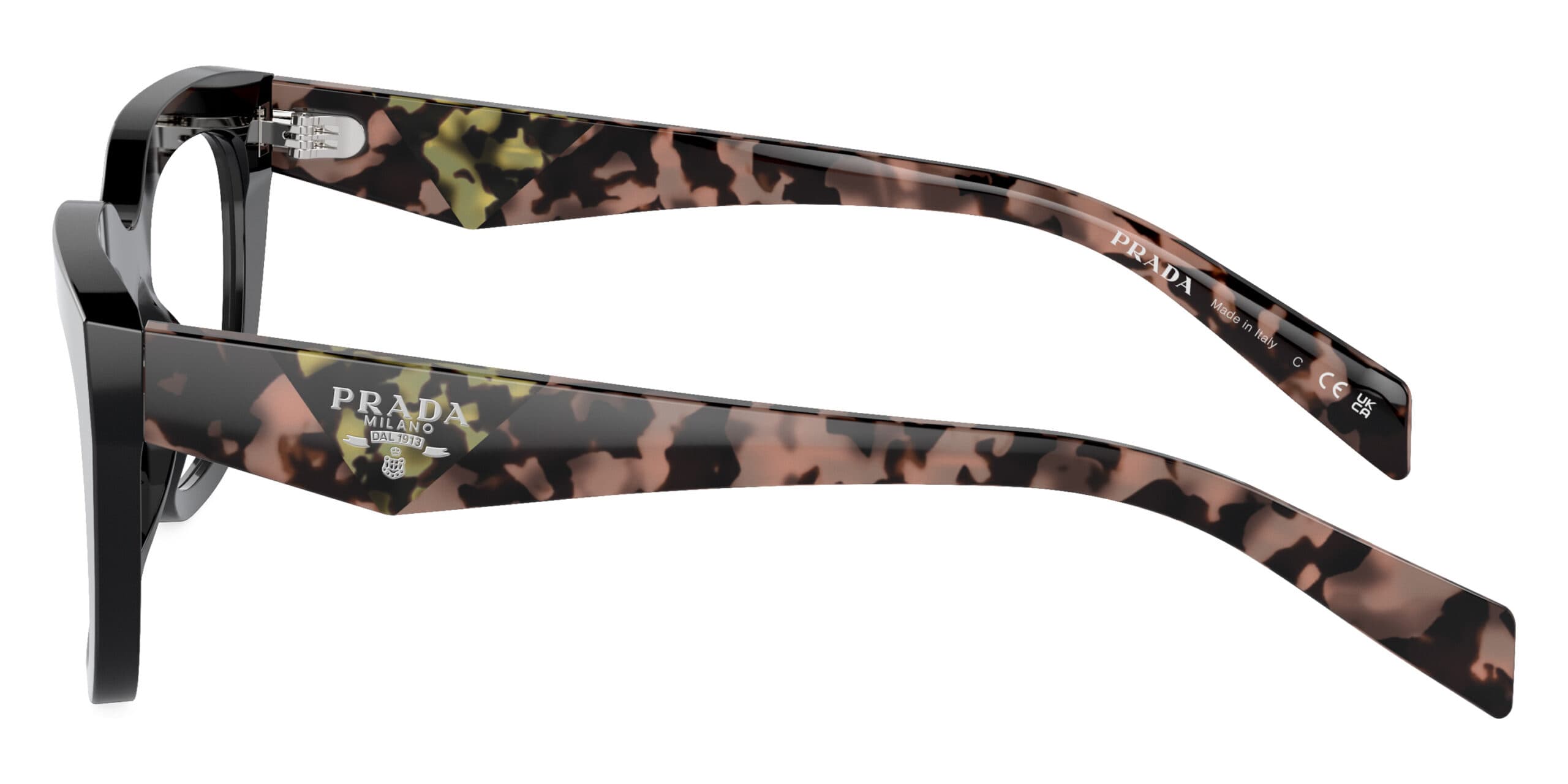 Prada VPRA06 13P1O1 Eyeglasses Black Tortoise 54mm Women 5