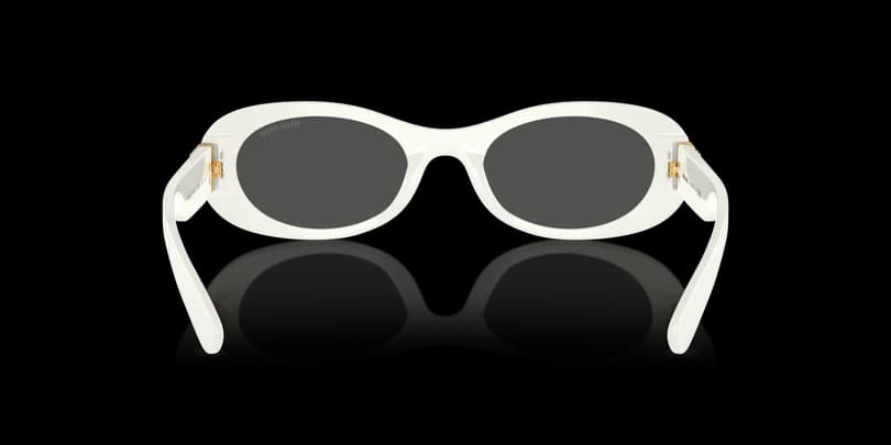 Miu Miu MU 06ZS 1425S0 Sunglasses White 50mm Women 4