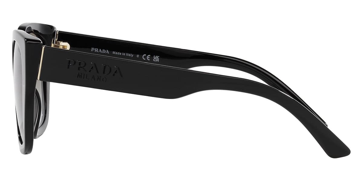 Prada SPR24X 1AB0A7 Sunglasses Black 52mm Women 3