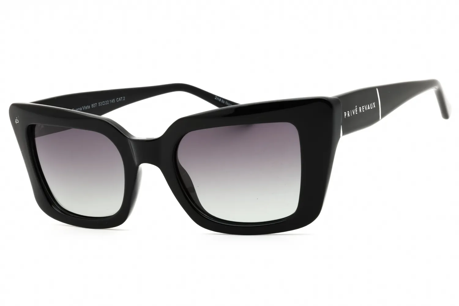 Prive Revaux BUENA VISTA/S 0807 WJ Sunglasses Black 53mm Women