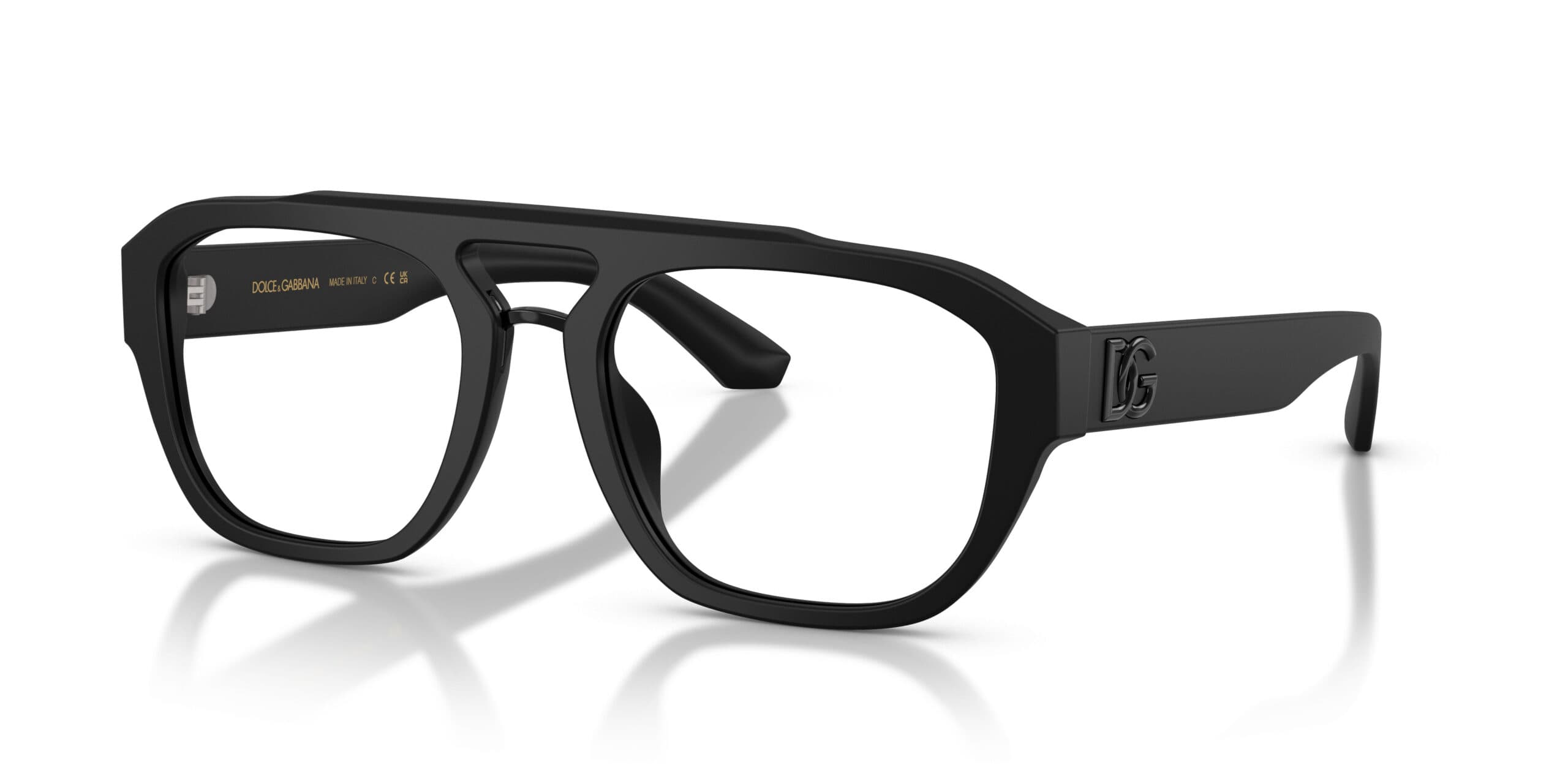 Dolce & Gabbana 0DG3415 2525 Eyeglasses Matte Black 55mm Men