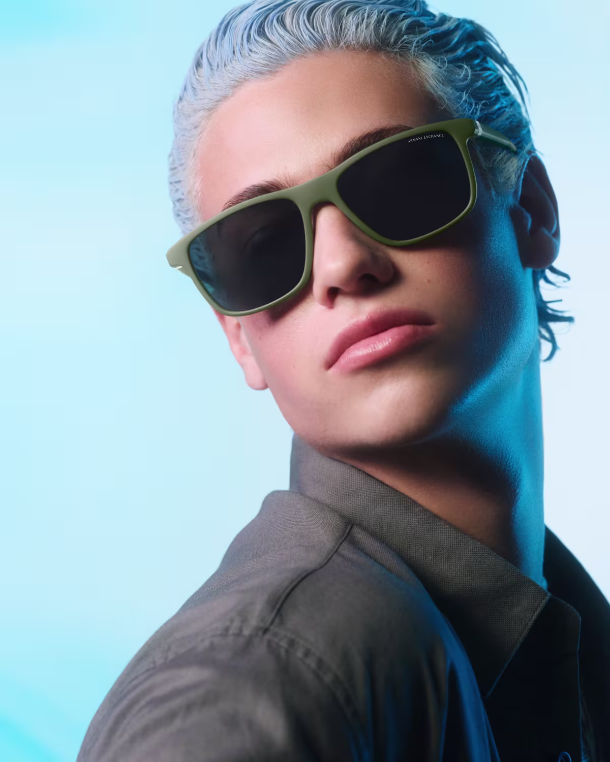 Armani Exchange sunglasses campaign photo Armani Exchange sunglasses campaign photo