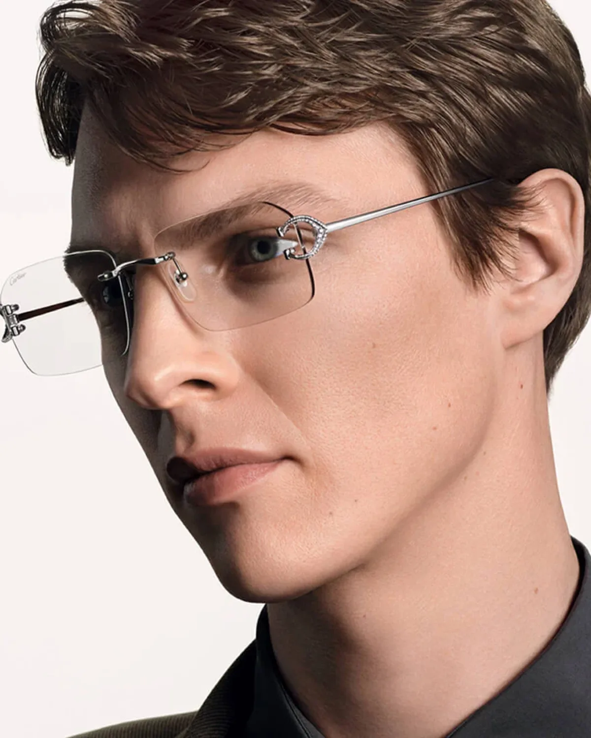 Cartier eyeglasses campaign photo Cartier eyeglasses campaign photo