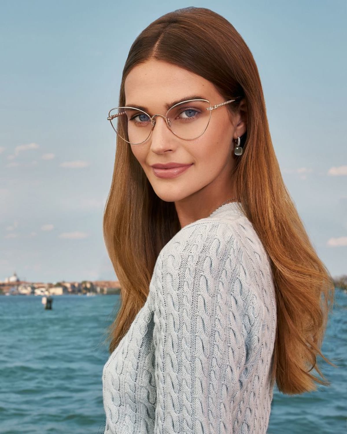 Pomellato eyeglasses campaign photo Pomellato eyeglasses campaign photo