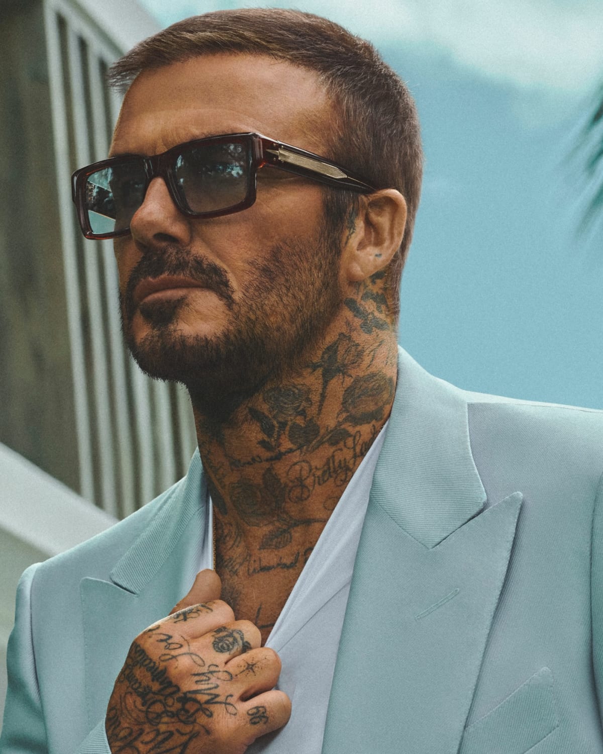 David Beckham sunglasses campaign photo David Beckham sunglasses campaign photo