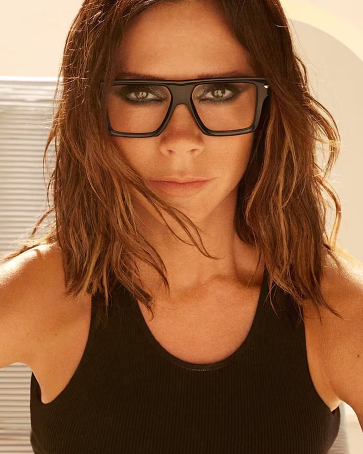 Victoria Beckham eyeglasses campaign photo Victoria Beckham eyeglasses campaign photo