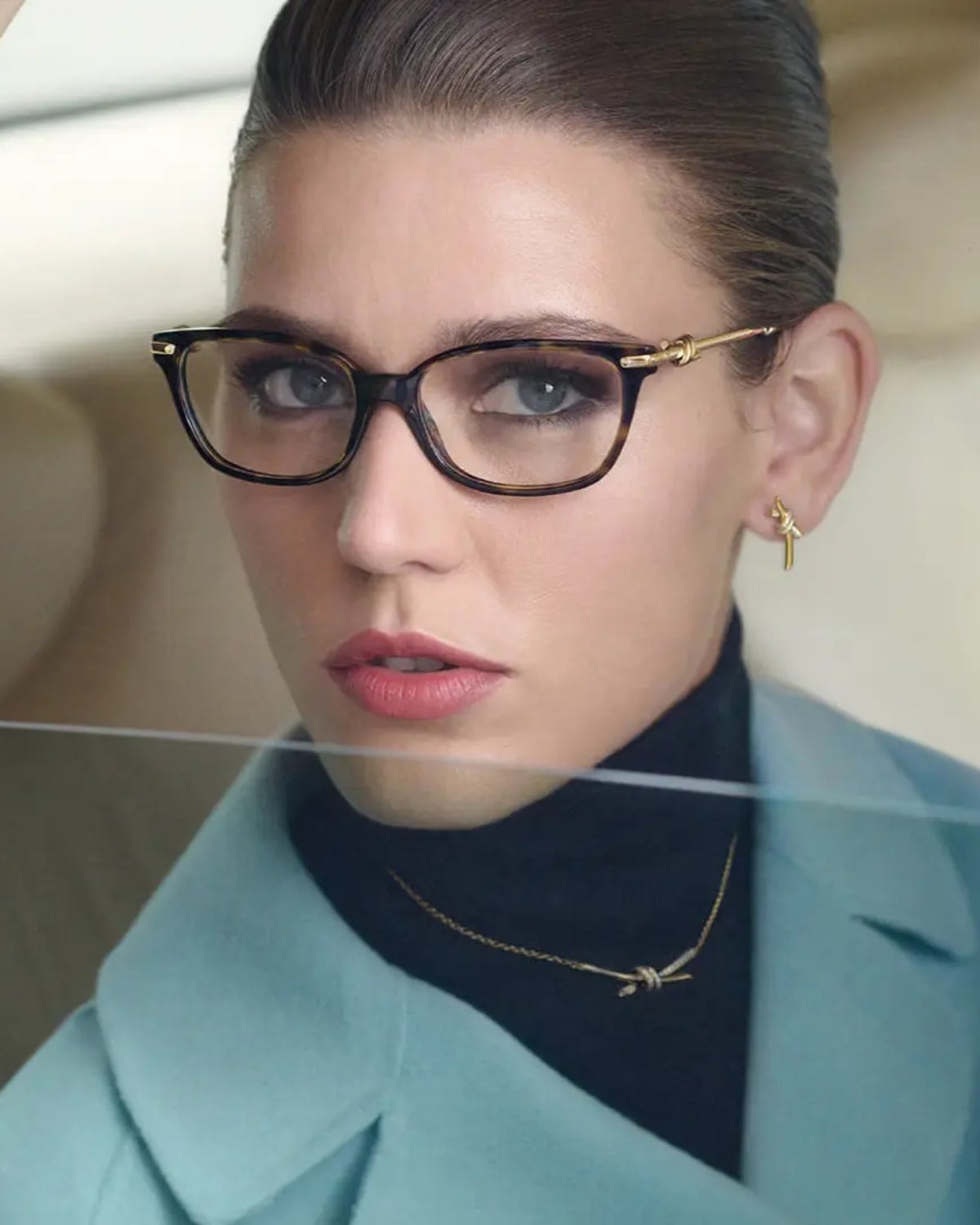 Tiffany & Co. eyeglasses campaign photo Tiffany & Co. eyeglasses campaign photo