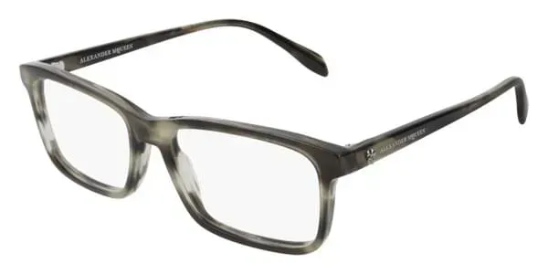 Alexander McQueen Eyeglasses Unisex AM0162O Brown