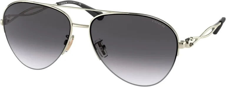 Coach Sunglasses Women HC7124 Shiny Light Gold