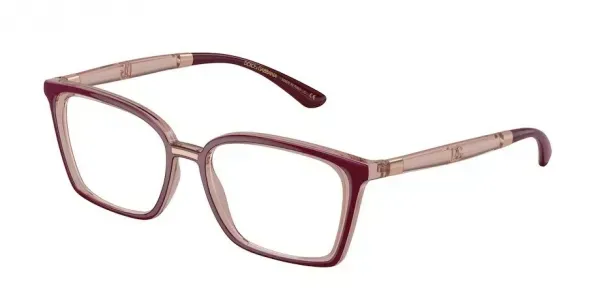 Dolce & Gabbana Eyeglasses Women DG5081 Bordeaux/Transparent Pink